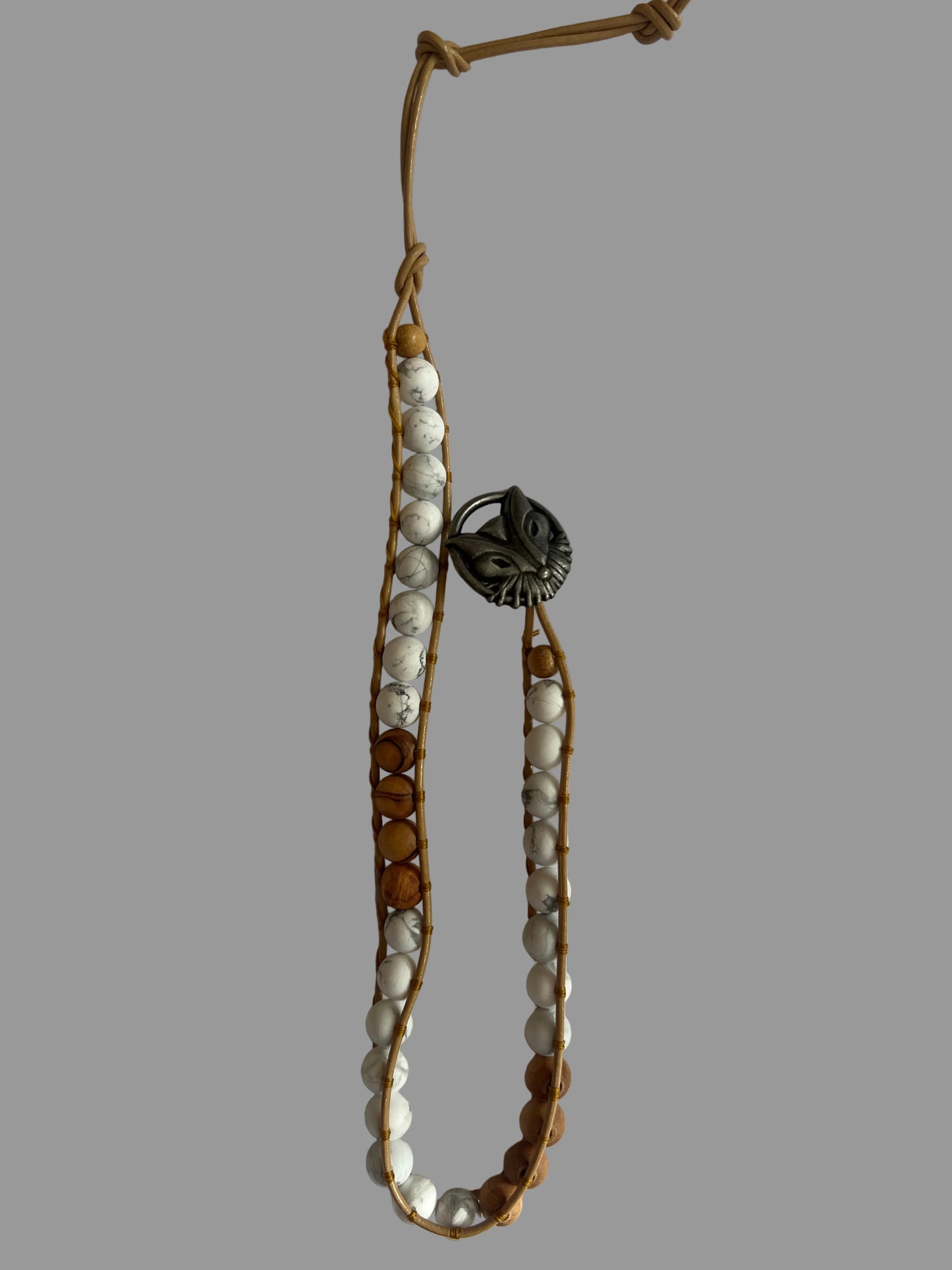 Howlite Double Wrap Bracelet