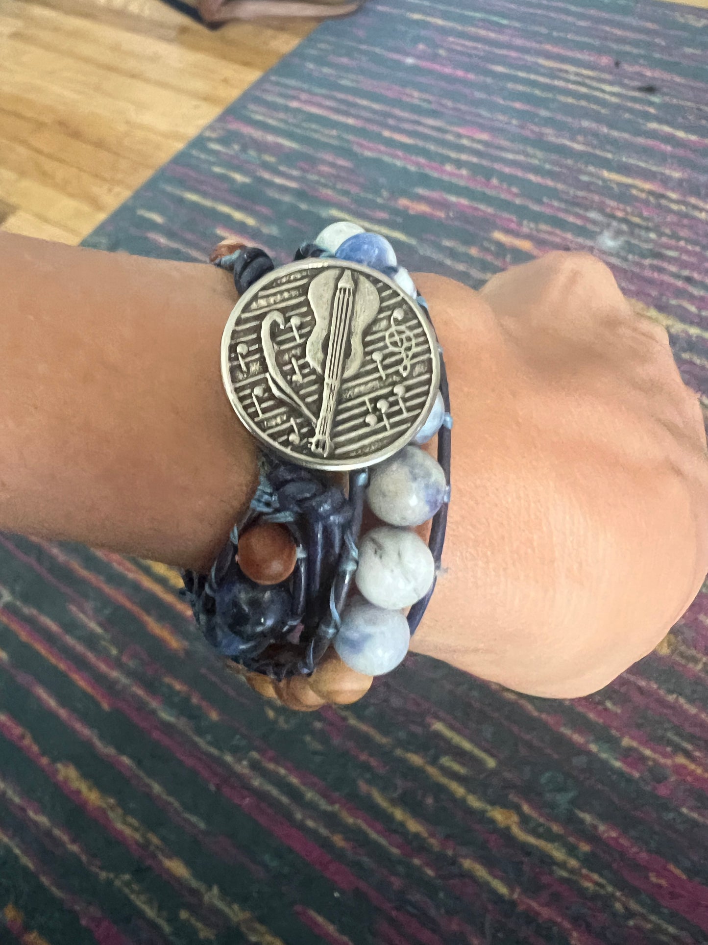Sodalite Double Wrap Bracelet