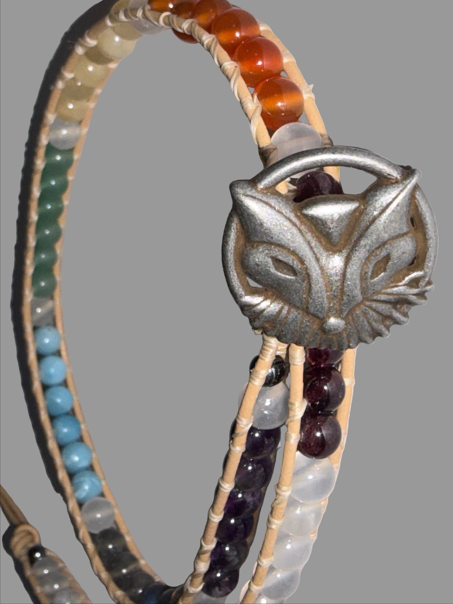 7 Chakra Double Wrap Bracelet