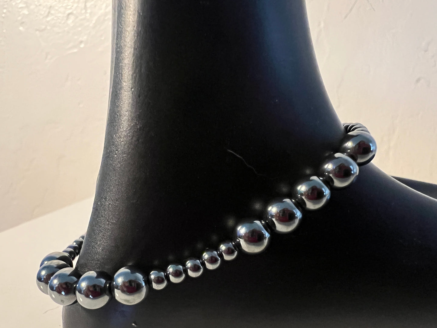 Hematite Anklet (For grounding & calming) *Root Chakra