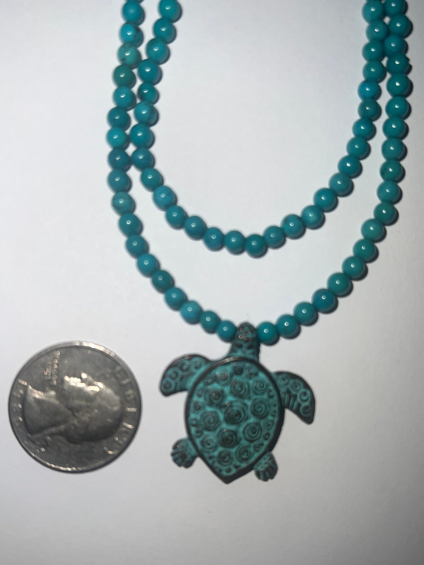 Turquoise Turtle Necklace