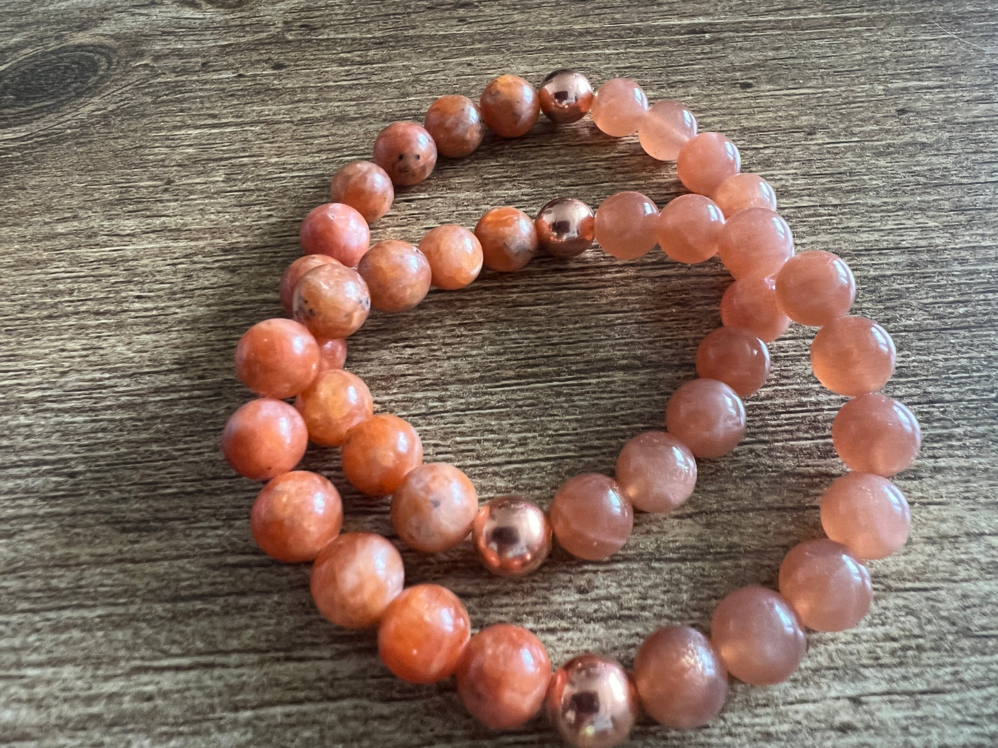 Orange Calcite & Sunstone (For manifesting goals and stepping into you power) * Sacral Chakra