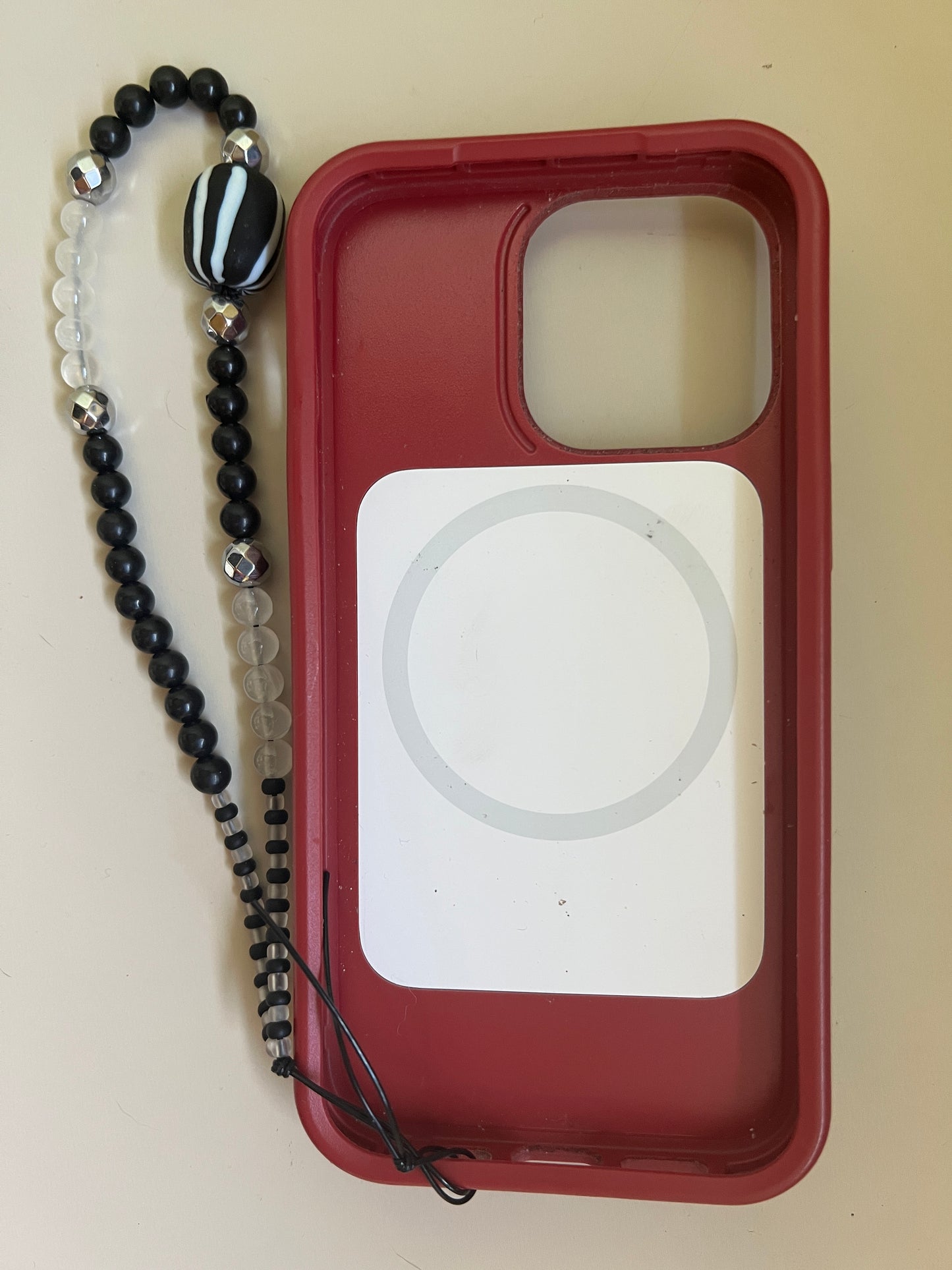 Phone Charm - EMF Protection Black & White