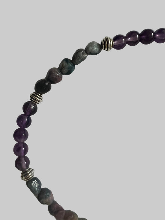 Amethyst & Tourmaline Necklace