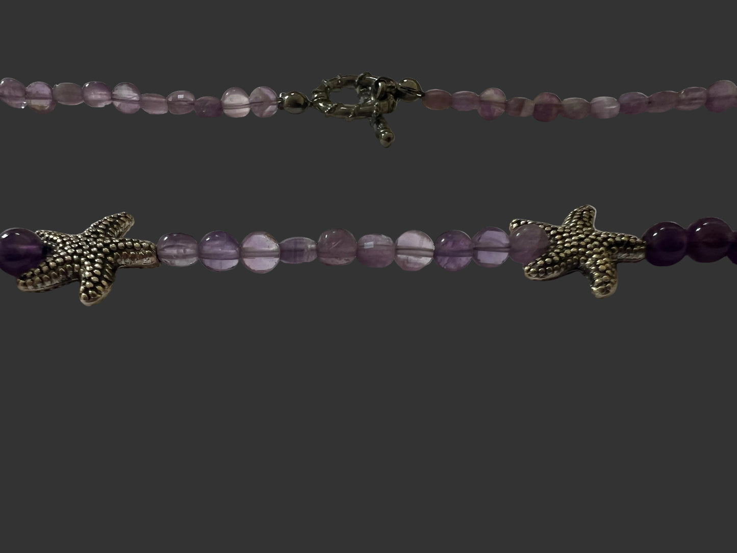 Amethyst Starfish Necklace