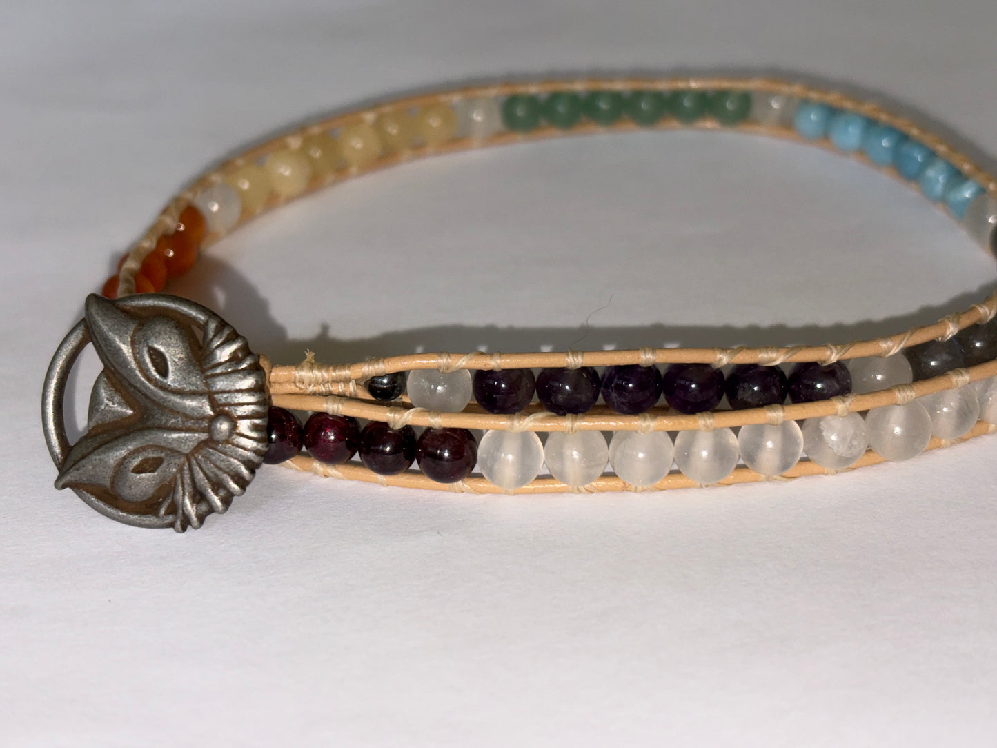 7 Chakra Double Wrap Bracelet