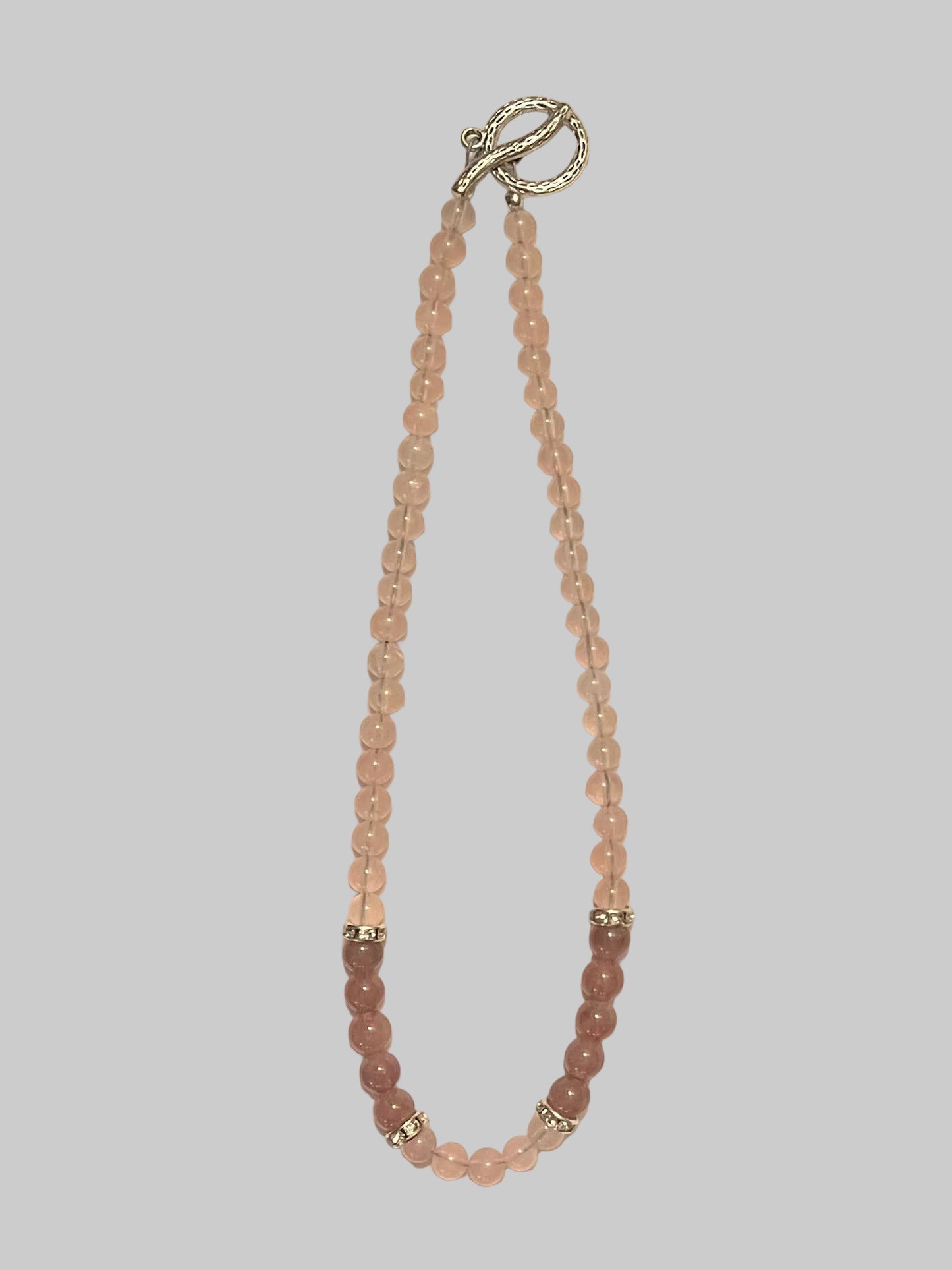 Rose Quartz with Bling